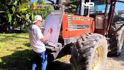 WATCH: Ploughing Peace, the Eiffel Tower on Italian soil