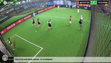 Faute de Antonin  Defer - FC AVESNOIS