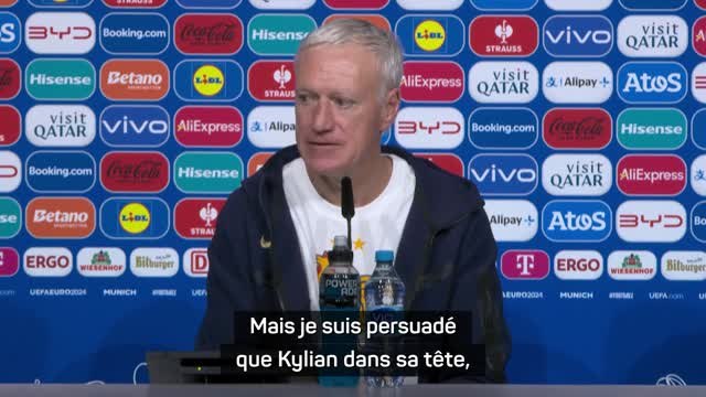 Bleus - Deschamps : Je suis persuadé que Mbappé est à fond depuis le départ dans sa tête