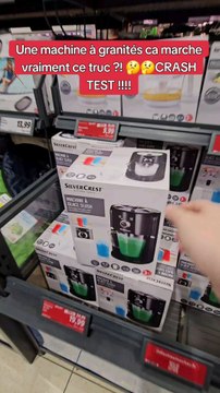Je teste une machine a granités #essai #teste #lidl #granité #granitas