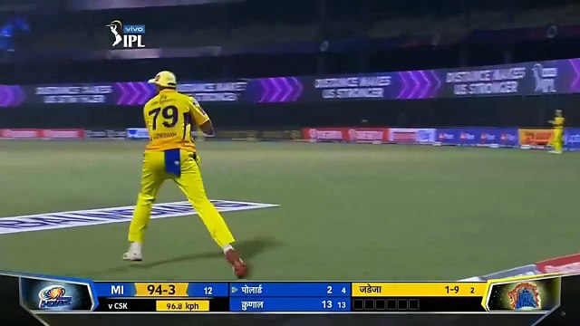 KIERON POLLARD 87_(34) VS CSK _ 27th MATCH _ IPL 2021 _ DELHI _ BALL BY BALL INNINGS _