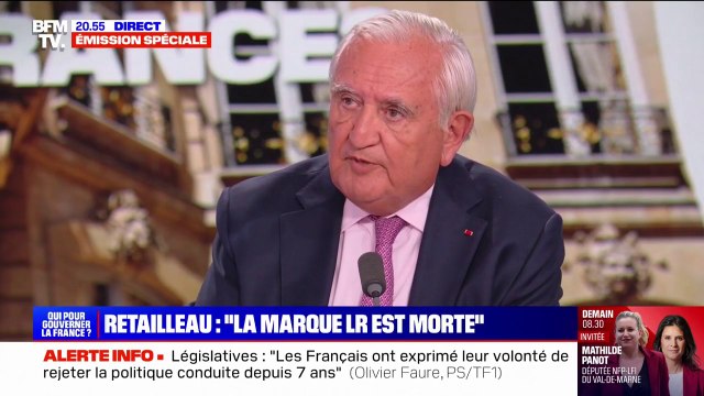 Jean-Pierre Raffarin sur les Républicains: Il faut reconstruire une famille politique. La marque LR devra se transformer