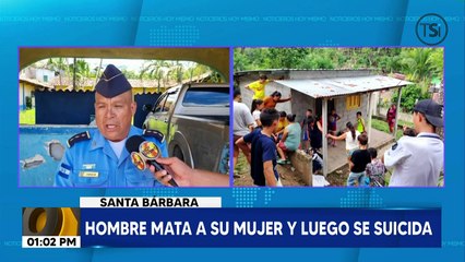 Policía Nacional habla sobre caso de hombre que mató a esposa en Santa Bárbara