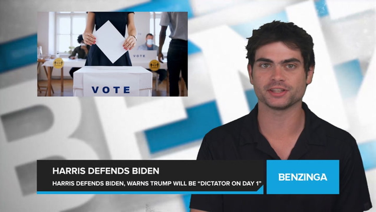 Vice President Kamala Harris Defends President Biden, Warns Trump Will Be a "Dictator on Day 1"