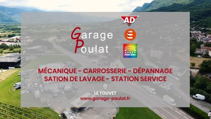 Garage Poulat, mécanique, carrosserie, dépannage, station-service et aire de lavage à Le Touvet.