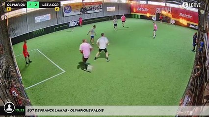 But de Franck Lamas - OLYMPIQUE PALOIS