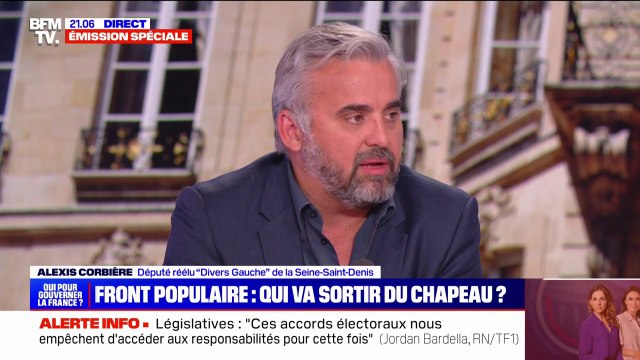 Si vous n'exigez pas un nouveau fonctionnement, vous serez les prochains purgés: Alexis Corbière, député divers gauche réélu en Seine-Saint-Denis, lance un appel aux parlementaires LFI