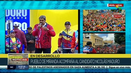 Pdte. Maduro es recibido con amor y alegría en Los Teques