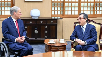 조태열, 美 텍사스 주지사 접견...우리 기업 지원 당부 / YTN