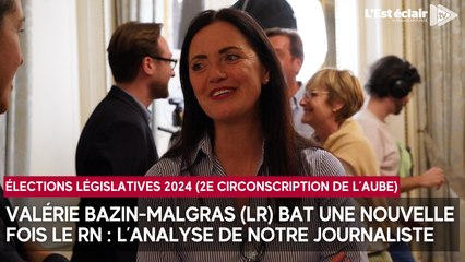Dans la 2e circonscription de l’Aube, Valérie Bazin-Malgras bat une nouvelle fois le RN