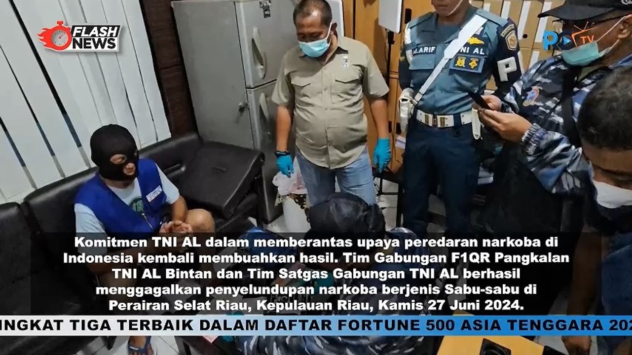 Penyeludupan Narkoba Digagalkan di Bintan, 770 Gram Sabu-sabu Berhasil Disita