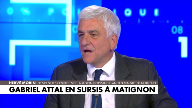 Hervé Morin : «On a affaire à un groupe qui veut faire émerger le Premier ministre de demain, sur des thématiques qui sont contraires à celles des Français»
