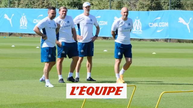 A l'OM, le nouvel entraîneur Roberto De Zerbi prend ses marques - Foot - L1
