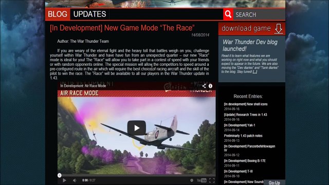 War Thunder Preliminary 1.43 Patch Notes and update to where planes will be in tech trees
