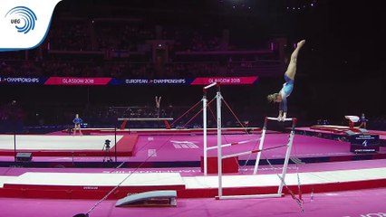 Emilia Babich - UB QF - 208 Junior European Gymnastics Championships