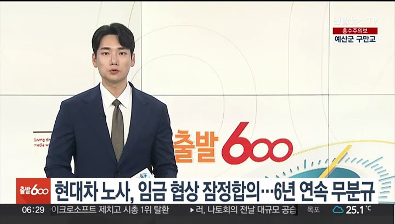 현대차 노사, 임금 협상 잠정합의…6년 연속 무분규