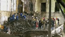 Rescuers race to clear rubble after deadly strike on Kyiv children’s hospital