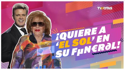 Silvia Pinal quiere a 'El sol' en el fun3ral