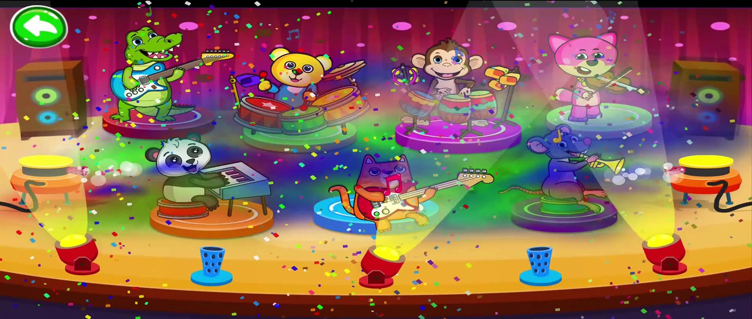 ⁣Music concert, cartoon Piano  Kids Music Songs