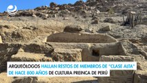 Arqueólogos hallan restos de miembros de 