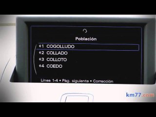 AUDI A1. Sistema de reconocimiento de voz.