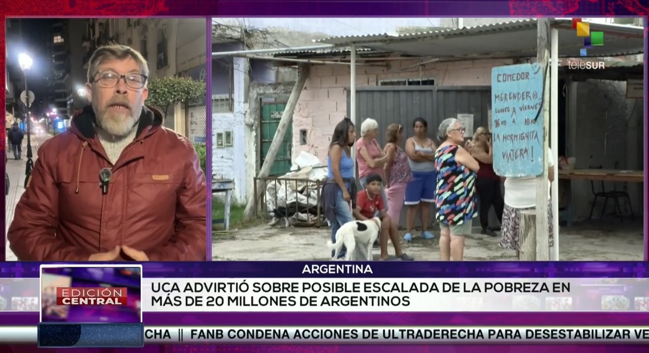 En Argentina el 54.6% de la población presentan pobreza extrema