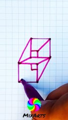 MixArts | How to Draw Aesthetic Figure Tutorial #art #3ddrawing #tutorial #aesthetic #principiante