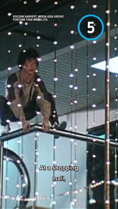 Jackie Chan's Pole Slide | Jackie Chan Stunts