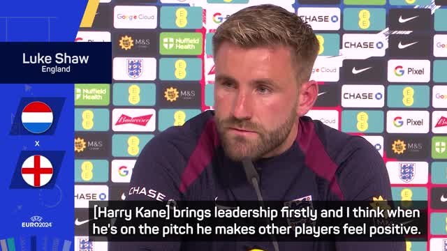 Shaw lauds 'important' Kane despite Euro 2024 struggles