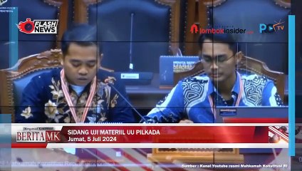 SIDANG UJI MATERIIL MENYOAL KETIADAAN PEMBATASAN ATURAN KAMPANYE BAGI PEJABAT NEGARA