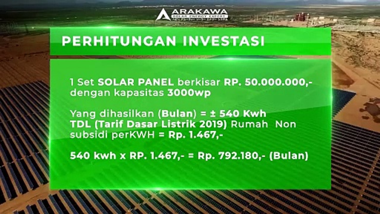 PENJELASAN APA ITU SOLAR PANEL DAN KEUNTUNGAN MENGGUNAKAN SOLAR PANEL - ARAKAWA SOLAR ENERGY EXPERT