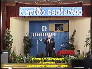 I' grillo canterino II stagione. 5°p. Gianfranco d'Onofrio - Teleregione Toscana - 1986