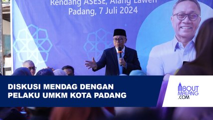 SERAP 90 PERSEN TENAGA KERJA, ZULHAS AJAK UMKM KOTA PADANG TINGKATKAN KUALITAS PRODUK