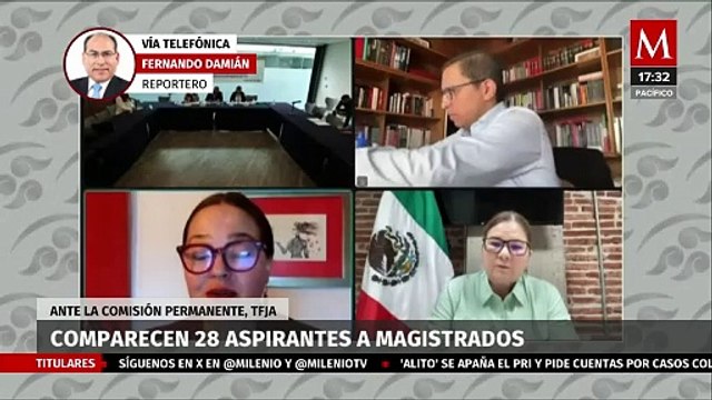 Comisión Permanente evalúa a 28 aspirantes a magistrados del TFJA propuestos por AMLO
