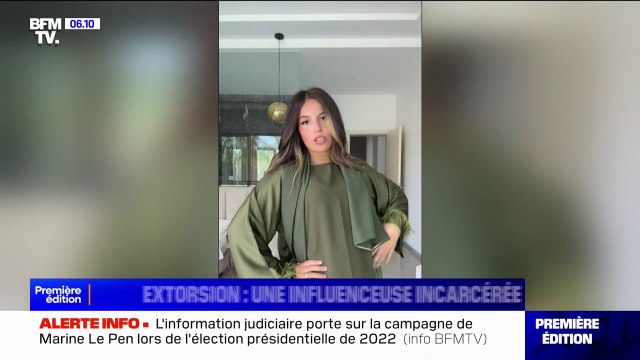 L'influenceuse Poupette Kenza incarcérée après une mise en examen pour tentative d'extorsion en bande organisée