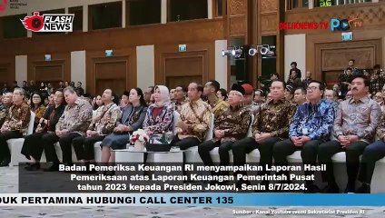 BPK RI Sampaikan Laporan Hasil Pemeriksaan Atas Laporan Keuangan Pemerintah Pusat Tahun 2023