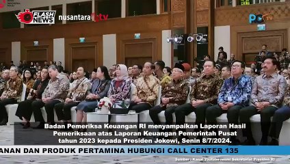 Presiden Jokowi Terima Opini WTP dari BPK RI untuk Laporan Keuangan Pemerintah 2023