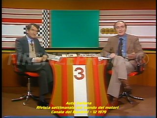 Auto italiana. Programma settimanale del mondo dei motori e delle auto. Canale dei bambini. 12 1979