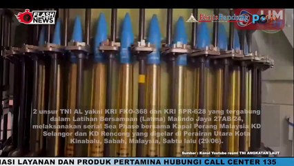 KRI FKO-360 Dan KRI SPR-628  Laksanakan Sea Phase Di Perairan Utara Kota Kinabalu Malaysia