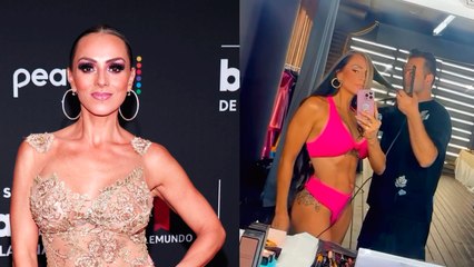 Ivonne Montero presume cuerpazo en bikini rosa a sus 50 años