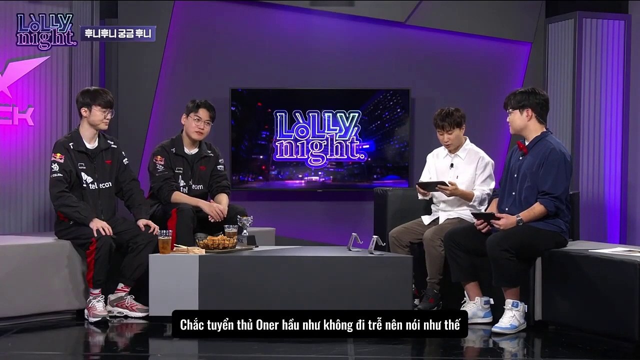 [VIETSUB] part 02 LoLLy Night - Faker & Gumayusi Mukbang