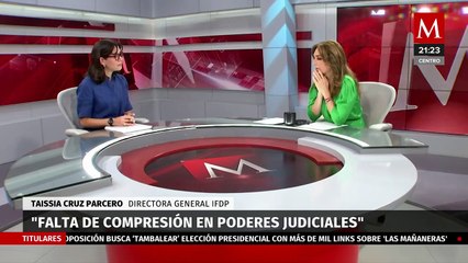 "Los jueces y las juezas no podemos ser populares": Taissia Cruz Parcero