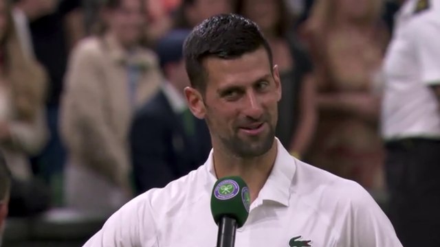 Tennis - Wimbledon 2024 - Novak Djokovic : I don't accept it... good night !