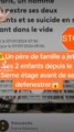 un père de famille a jeté ces deux enfants par la fenêtre