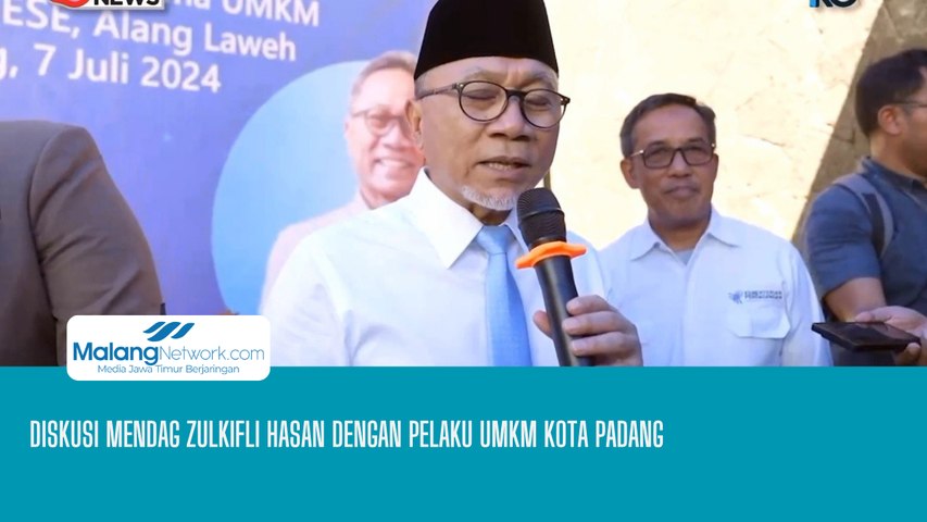 Diskusi Mendag Zulkifli Hasan Dengan Pelaku UMKM Kota Padang