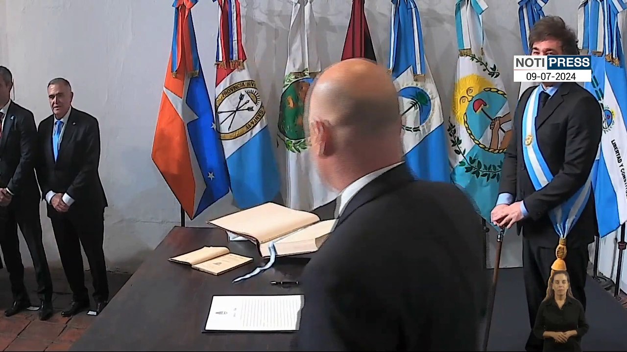 Firma del Pacto de Mayo en Tucumán, Argentina