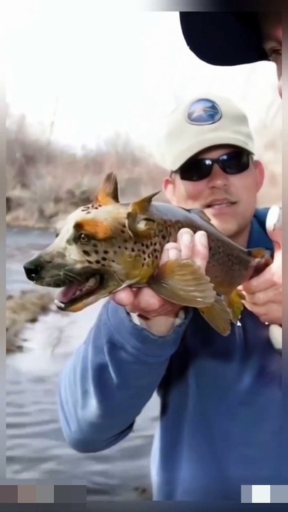 Mixed breed of dog and fish