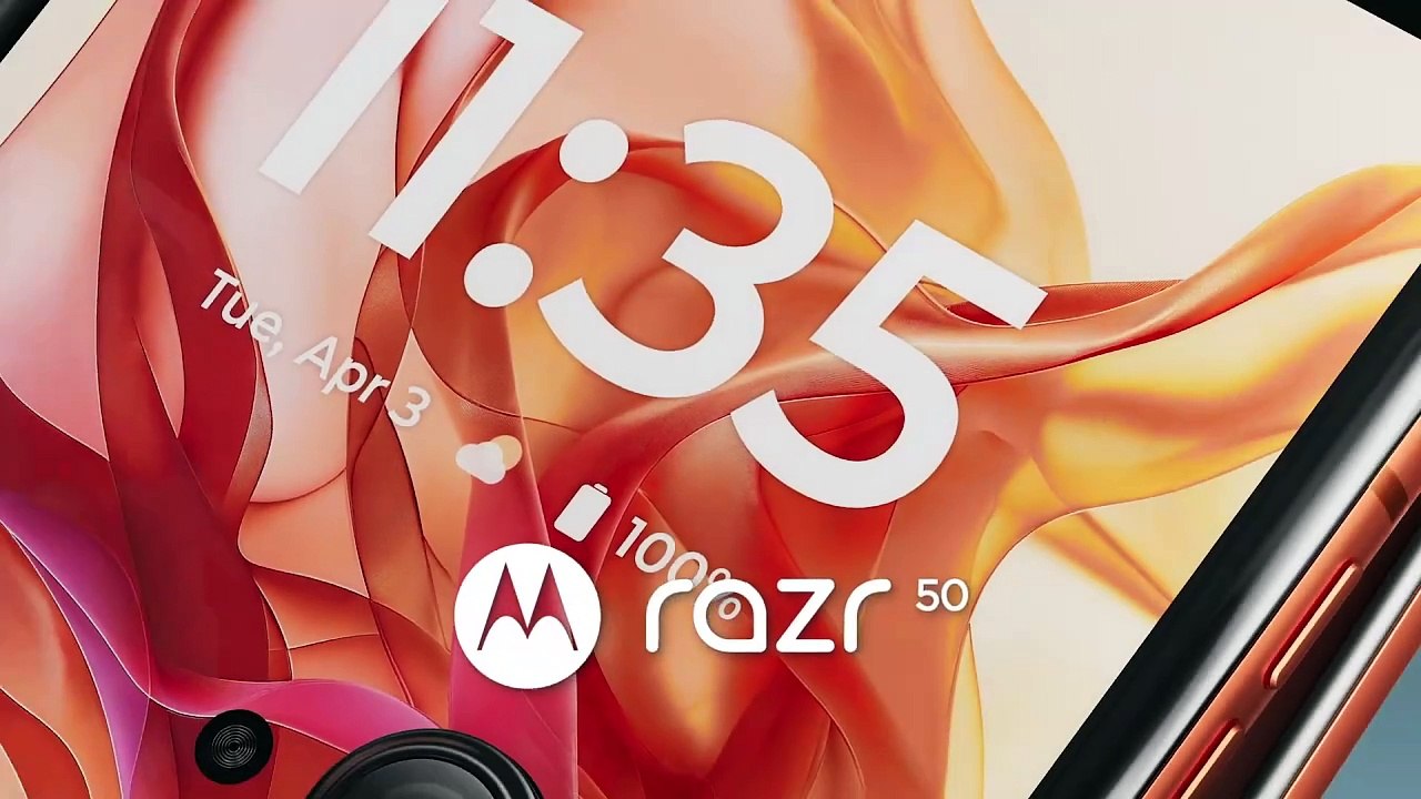 Motorola zeigt die Vorteile des neuen razr 50 im Video
