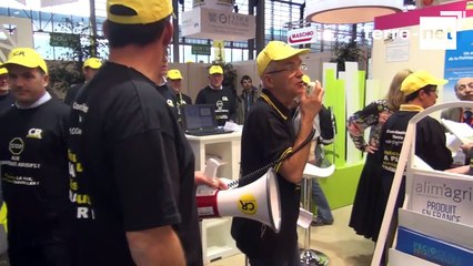 La Coordination rurale « contrôle » le stand du ministère de l’Agriculture