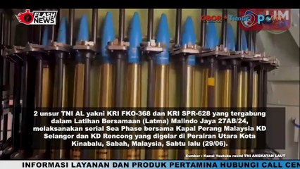 KRI FKO-368 DAN KRI SPR-628 LAKSANAKAN SEA PHASE DI PERAIRAN UTARA KOTA KINABALU MALAYSIA